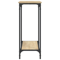 Tavolino Consolle-Tavolino da soggiorno-Tavolo Rovere Sonoma 101x30,5x75cm Legno Multistrato