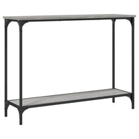Tavolino Consolle Grigio Sonoma 101x30,5x75cm Legno Multistrato 837705