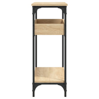 Tavolo Consolle con Ripiano Rovere Sonoma 100x29x75cm Legno Aggregato 837718