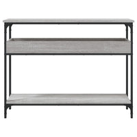 Tavolo Consolle Ripiano Grigio Sonoma 100x29x75cm Multistrato 837720