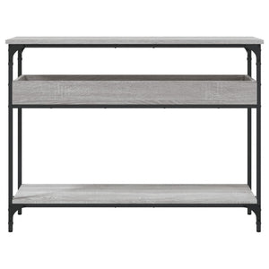 Tavolo Consolle Ripiano Grigio Sonoma 100x29x75cm Multistrato 837720