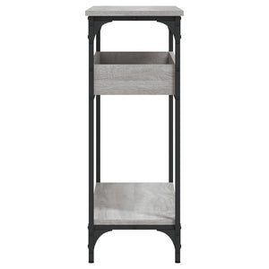 Tavolo Consolle Ripiano Grigio Sonoma 100x29x75cm Multistrato 837720