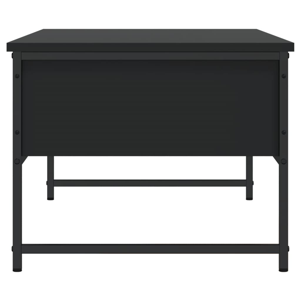 Tavolino da Salotto Nero 101x49x39,5 cm in Legno Multistrato 837737