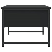Tavolino da Salotto Nero 101x49x39,5 cm in Legno Multistrato 837737