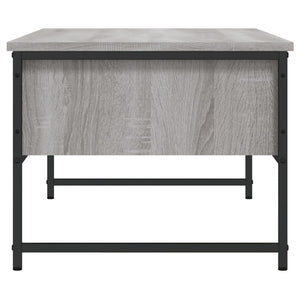 Tavolino Salotto Grigio Sonoma 101x49x39,5 cm Legno Multistrato