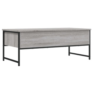 Tavolino Salotto Grigio Sonoma 101x49x39,5 cm Legno Multistrato 837740