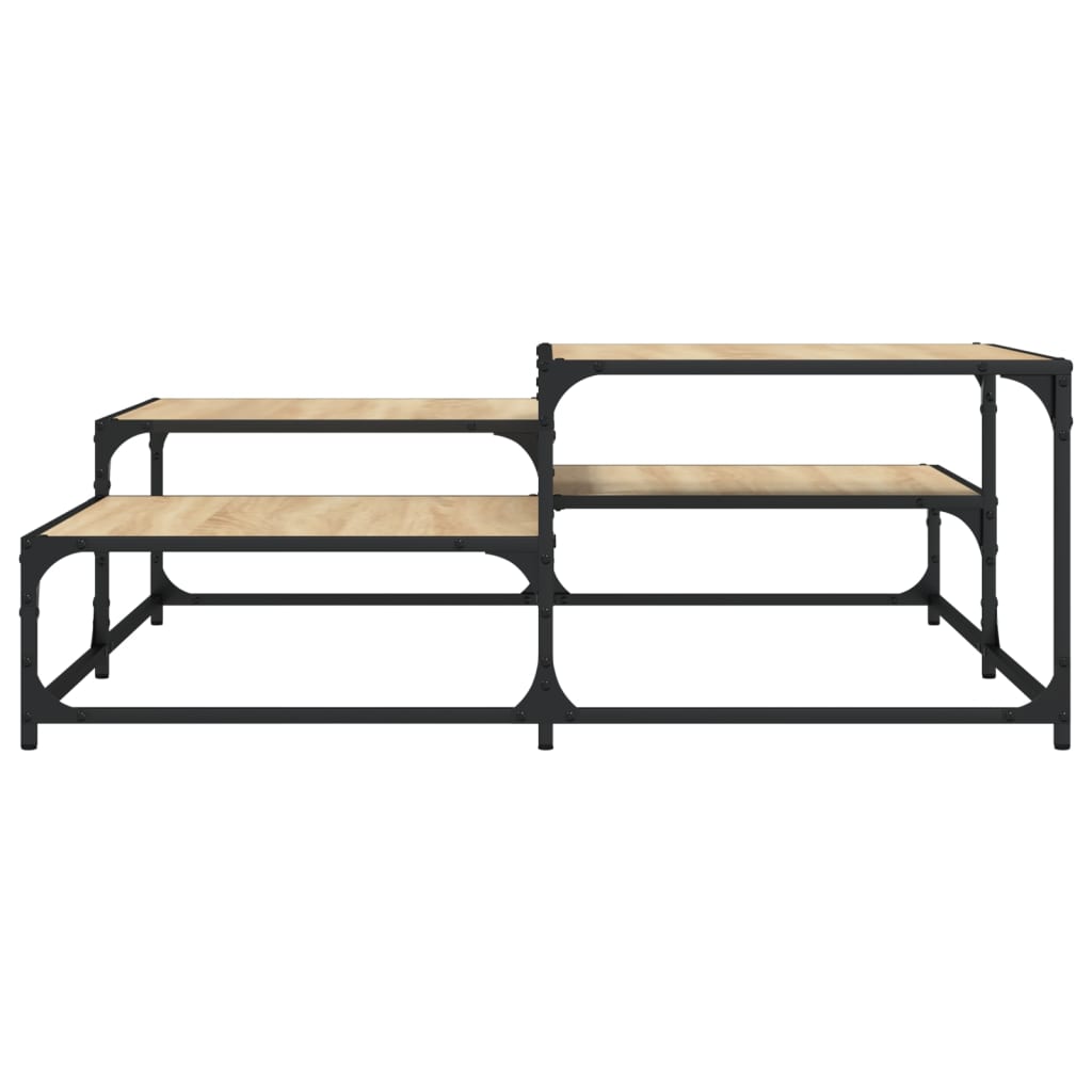 Tavolino Salotto Rovere Sonoma 107x107x40 cm Legno Multistrato 837753