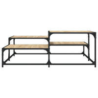 Tavolino Salotto Rovere Sonoma 107x107x40 cm Legno Multistrato 837753