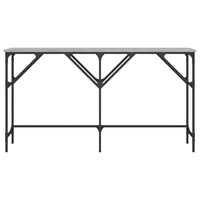Tavolo Consolle Grigio Sonoma 140x29x75 cm in Legno Multistrato 837760