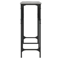 Tavolo Consolle Grigio Sonoma 140x29x75 cm in Legno Multistrato 837760