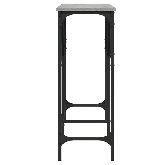 Tavolo Consolle Grigio Sonoma 140x29x75 cm in Legno Multistrato 837760