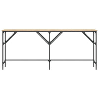 Tavolo Consolle Rovere Sonoma 180x29x75 cm in Legno Multistrato 837763