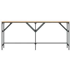 Tavolo Consolle Rovere Sonoma 180x29x75 cm in Legno Multistrato 837763