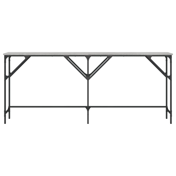 Tavolo Consolle Grigio Sonoma 180x29x75 cm in Legno Multistrato 837765