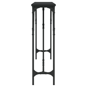 Tavolino Consolle Nero 180x23x75 cm in Legno Multistrato 837767