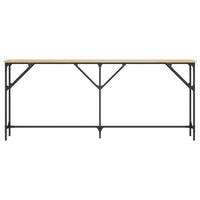 Tavolo Consolle Rovere Sonoma 180x23x75 cm in Legno Multistrato