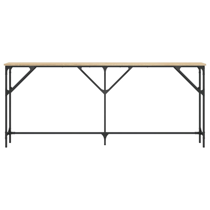 Tavolo Consolle Rovere Sonoma 180x23x75 cm in Legno Multistrato