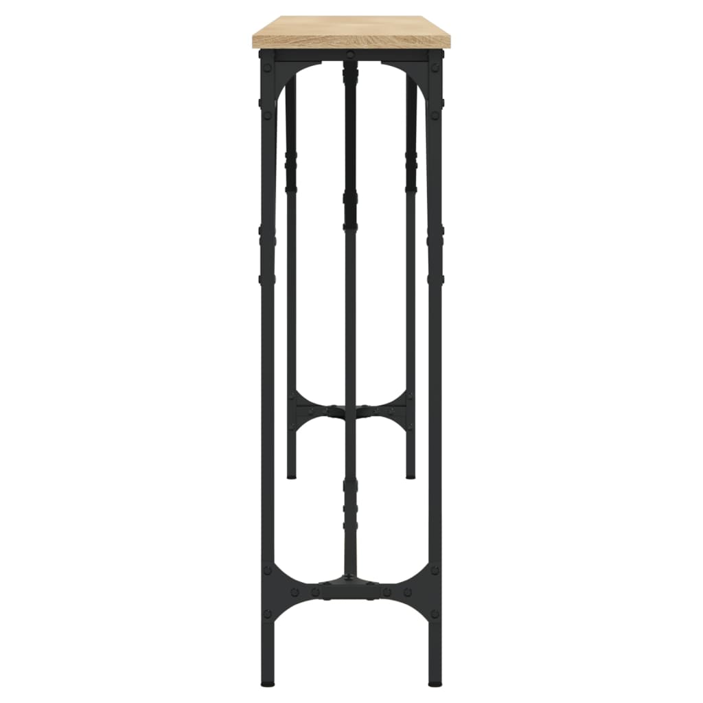 Tavolo Consolle Rovere Sonoma 180x23x75 cm in Legno Multistrato