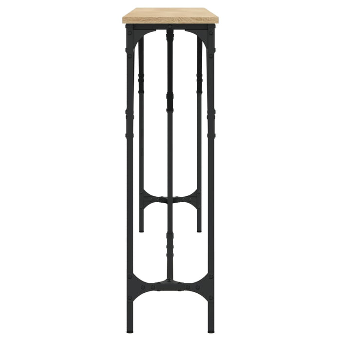 Tavolo Consolle Rovere Sonoma 180x23x75 cm in Legno Multistrato