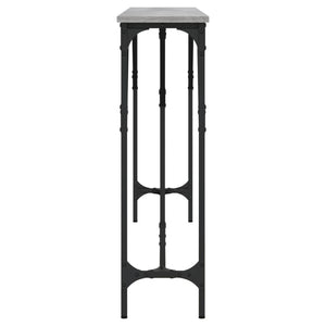 Tavolo Consolle Grigio Sonoma 180x23x75 cm in Legno Multistrato 837770