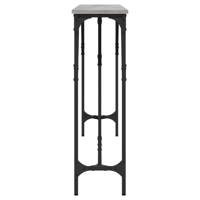 Tavolo Consolle Grigio Sonoma 180x23x75 cm in Legno Multistrato 837770