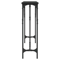 Tavolino Consolle-Tavolino da soggiorno-Tavolo Nero 140x23x75 cm in Legno Multistrato