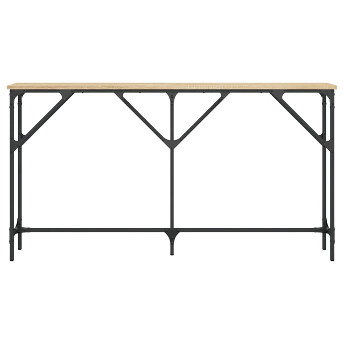 Tavolino Consolle Rovere Sonoma 140x23x75 cm Legno Multistrato 837773
