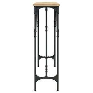 Tavolino Consolle Rovere Sonoma 140x23x75 cm Legno Multistrato 837773