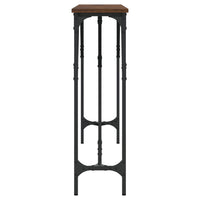 Tavolino Consolle-Tavolino da soggiorno-Tavolo Rovere Marrone 140x23x75 cm Legno Multistrato