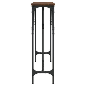 Tavolino Consolle-Tavolino da soggiorno-Tavolo Rovere Marrone 140x23x75 cm Legno Multistrato