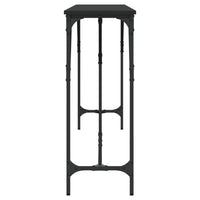 Tavolino Consolle-Tavolino da soggiorno-Tavolo Nero 200x29x75 cm in Legno Multistrato