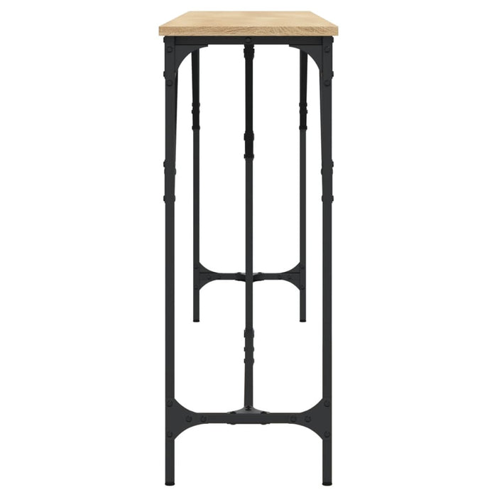 Tavolo Consolle Rovere Sonoma 200x29x75 cm in Legno Multistrato