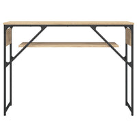 Tavolo Consolle Ripiano Rovere Sonoma 105x30x75cm Multistrato 837793