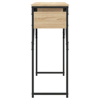 Tavolo Consolle Ripiano Rovere Sonoma 105x30x75cm Multistrato 837793