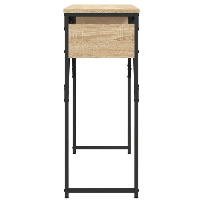 Tavolo Consolle Ripiano Rovere Sonoma 105x30x75cm Multistrato 837793