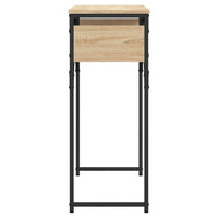 Tavolo Consolle Ripiano Rovere Sonoma 75x30x75cm Multistrato 837798