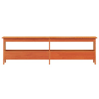 Panca da Ingresso Marrone Cera 160x28x45 cm Legno Massello Pino 837381