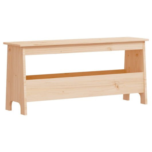 Panca da Ingresso 100x28x45 cm in Legno Massello di Pino 837382