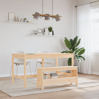 vidaXL Panca da Ingresso 100x28x45 cm in Legno Massello di Pino