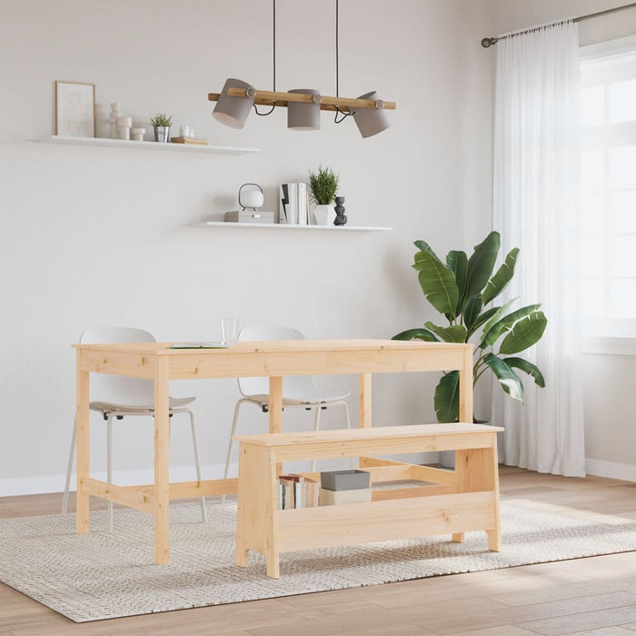 vidaXL Panca da Ingresso 100x28x45 cm in Legno Massello di Pino