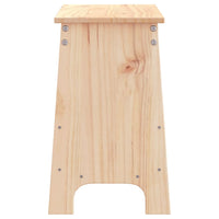 Panca da Ingresso 60x28x45 cm in Legno Massello di Pino 837385
