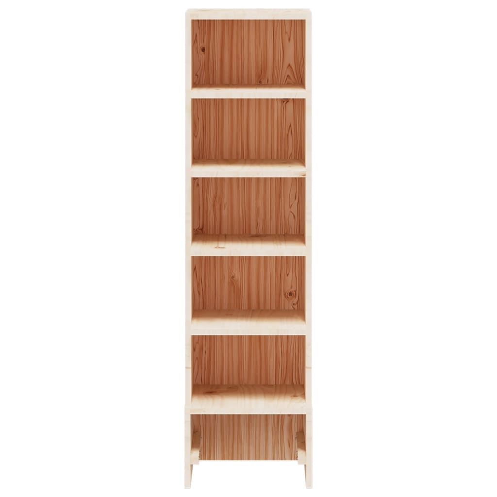 Scarpiera 28x30x104 cm in Legno Massello di Pino 837388