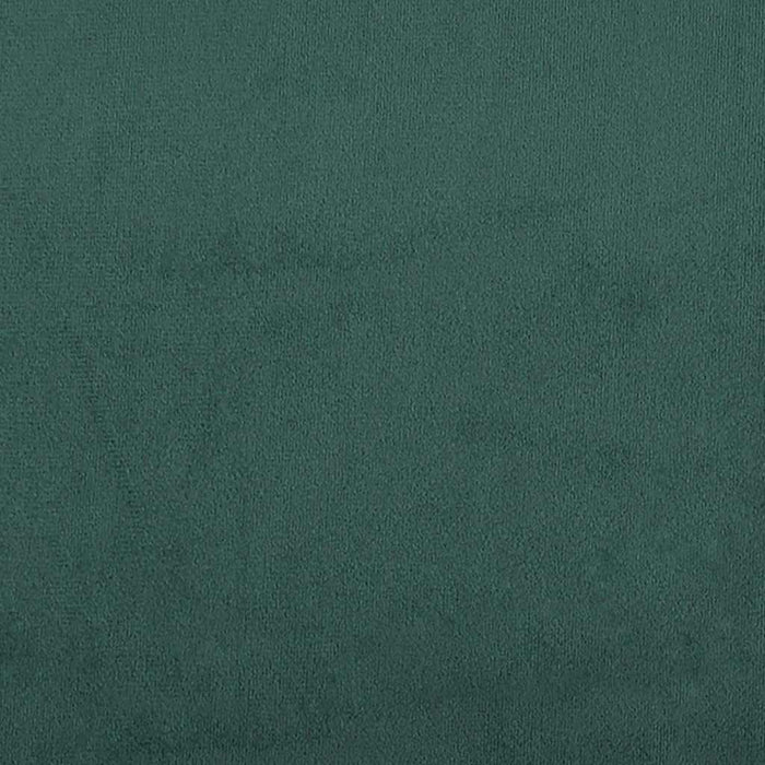 Panca con Cuscini Verde Scuro 120,5x65x75 cm Velluto 372142