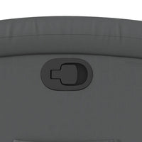 Poltrona Reclinabile Grigia in Similpelle 371716