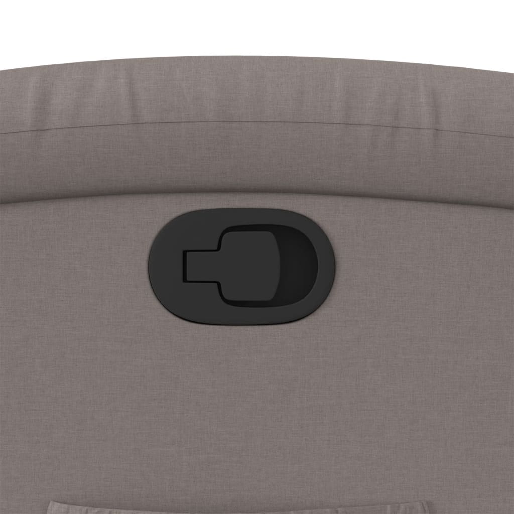 Poltrona Reclinabile in Tessuto Tortora 371735