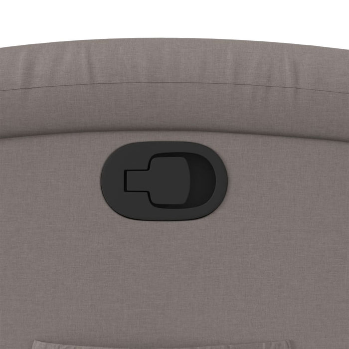 Poltrona Reclinabile in Tessuto Tortora 371735