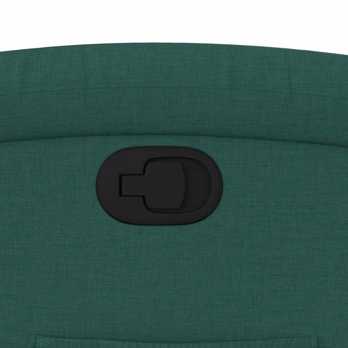 Poltrona Reclinabile in Tessuto Verde Scuro 371757