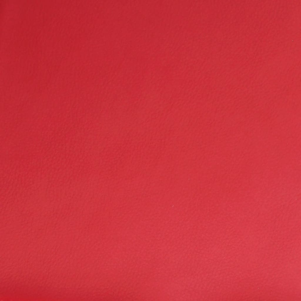 Poltrona Reclinabile Rossa in Similpelle 371780