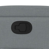 Poltrona Reclinabile in Tessuto Grigio Chiaro 372365