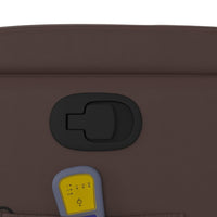 Poltrona Massaggiante Reclinabile marrone in Similpelle 372398